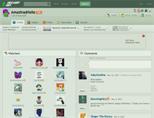 Tablet Screenshot of amazinadrielle.deviantart.com