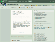 Tablet Screenshot of ever-night-comic.deviantart.com