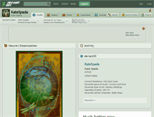 Tablet Screenshot of katespada.deviantart.com