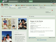 Tablet Screenshot of nama6.deviantart.com