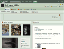 Tablet Screenshot of neon-orange-bubbles.deviantart.com