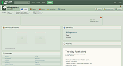 Desktop Screenshot of killingaurora.deviantart.com