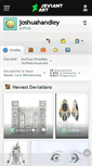 Mobile Screenshot of joshuahandley.deviantart.com