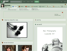 Tablet Screenshot of bezman.deviantart.com