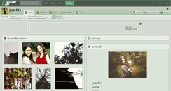 Desktop Screenshot of juste524.deviantart.com