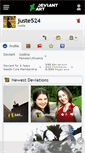 Mobile Screenshot of juste524.deviantart.com