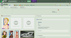 Desktop Screenshot of mimizu.deviantart.com
