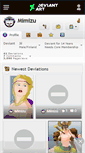 Mobile Screenshot of mimizu.deviantart.com