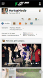 Mobile Screenshot of marissanicole.deviantart.com