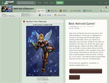 Tablet Screenshot of metroid-alliance.deviantart.com