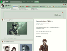 Tablet Screenshot of catc0617.deviantart.com