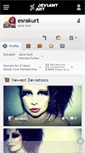 Mobile Screenshot of esrakurt.deviantart.com