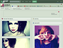 Tablet Screenshot of esrakurt.deviantart.com