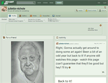 Tablet Screenshot of juliette-nichole.deviantart.com
