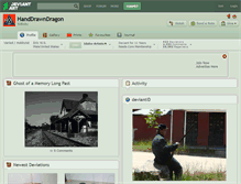 Tablet Screenshot of handdrawndragon.deviantart.com