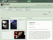 Tablet Screenshot of deviousoni.deviantart.com