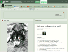 Tablet Screenshot of moonlitice.deviantart.com