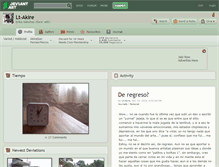 Tablet Screenshot of lt-akire.deviantart.com