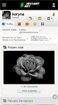 Mobile Screenshot of koryna.deviantart.com