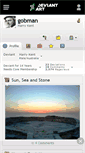 Mobile Screenshot of gobman.deviantart.com