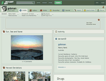 Tablet Screenshot of gobman.deviantart.com