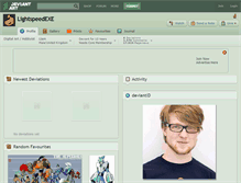 Tablet Screenshot of lightspeedexe.deviantart.com