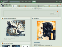 Tablet Screenshot of bcduncan.deviantart.com
