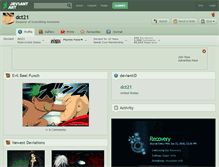 Tablet Screenshot of dct21.deviantart.com