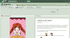 Desktop Screenshot of manga-maid.deviantart.com