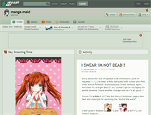Tablet Screenshot of manga-maid.deviantart.com