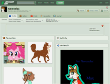 Tablet Screenshot of navexelac.deviantart.com