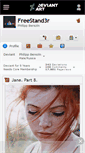 Mobile Screenshot of freestand3r.deviantart.com