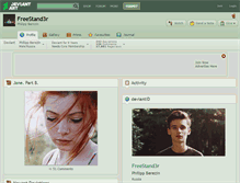 Tablet Screenshot of freestand3r.deviantart.com