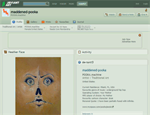 Tablet Screenshot of maddened-pooka.deviantart.com