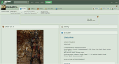 Desktop Screenshot of ellethalfirin.deviantart.com