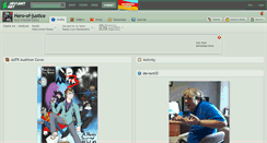 Desktop Screenshot of hero-of-justice.deviantart.com