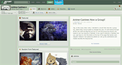 Desktop Screenshot of anime-canines.deviantart.com