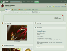 Tablet Screenshot of manga-dragon.deviantart.com