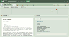 Desktop Screenshot of hope-the-fox.deviantart.com