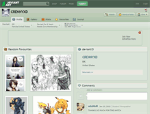 Tablet Screenshot of crennyxd.deviantart.com