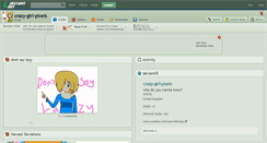 Desktop Screenshot of crazy-girl-pixels.deviantart.com