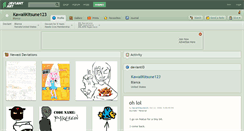 Desktop Screenshot of kawaiikitsune123.deviantart.com