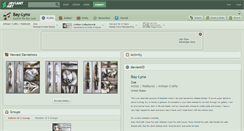 Desktop Screenshot of bay-lynx.deviantart.com