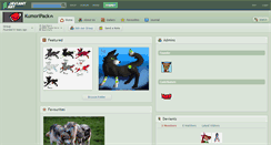 Desktop Screenshot of kumoripack.deviantart.com