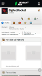 Mobile Screenshot of bigredrocket.deviantart.com