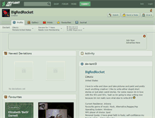 Tablet Screenshot of bigredrocket.deviantart.com