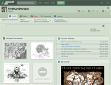 Tablet Screenshot of ferdinandkreozot.deviantart.com