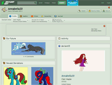 Tablet Screenshot of annabella20.deviantart.com