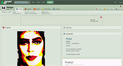 Desktop Screenshot of mergus.deviantart.com