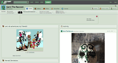 Desktop Screenshot of garci-the-raccoon.deviantart.com